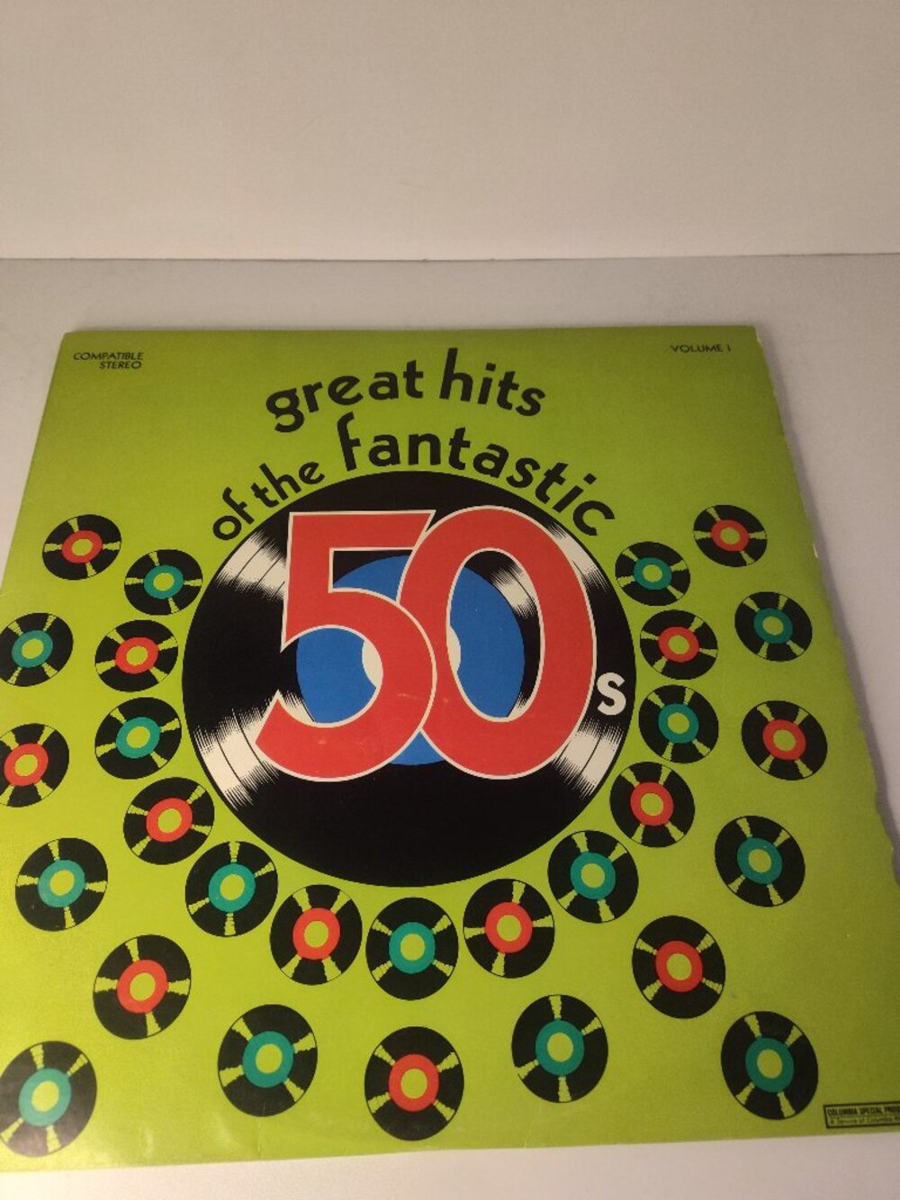 GREAT HITS of the FANTASTIC FIFTIES Volume 1 Double LP VG+, Columbia Stereo